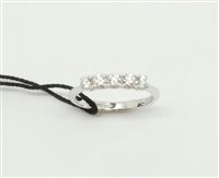 Tribano - Via Roma, 9 - Ring Recarlo Woman Anniversary in White Gold Diamante 0.45 Ct XB734/045-16 - XB734/045-16